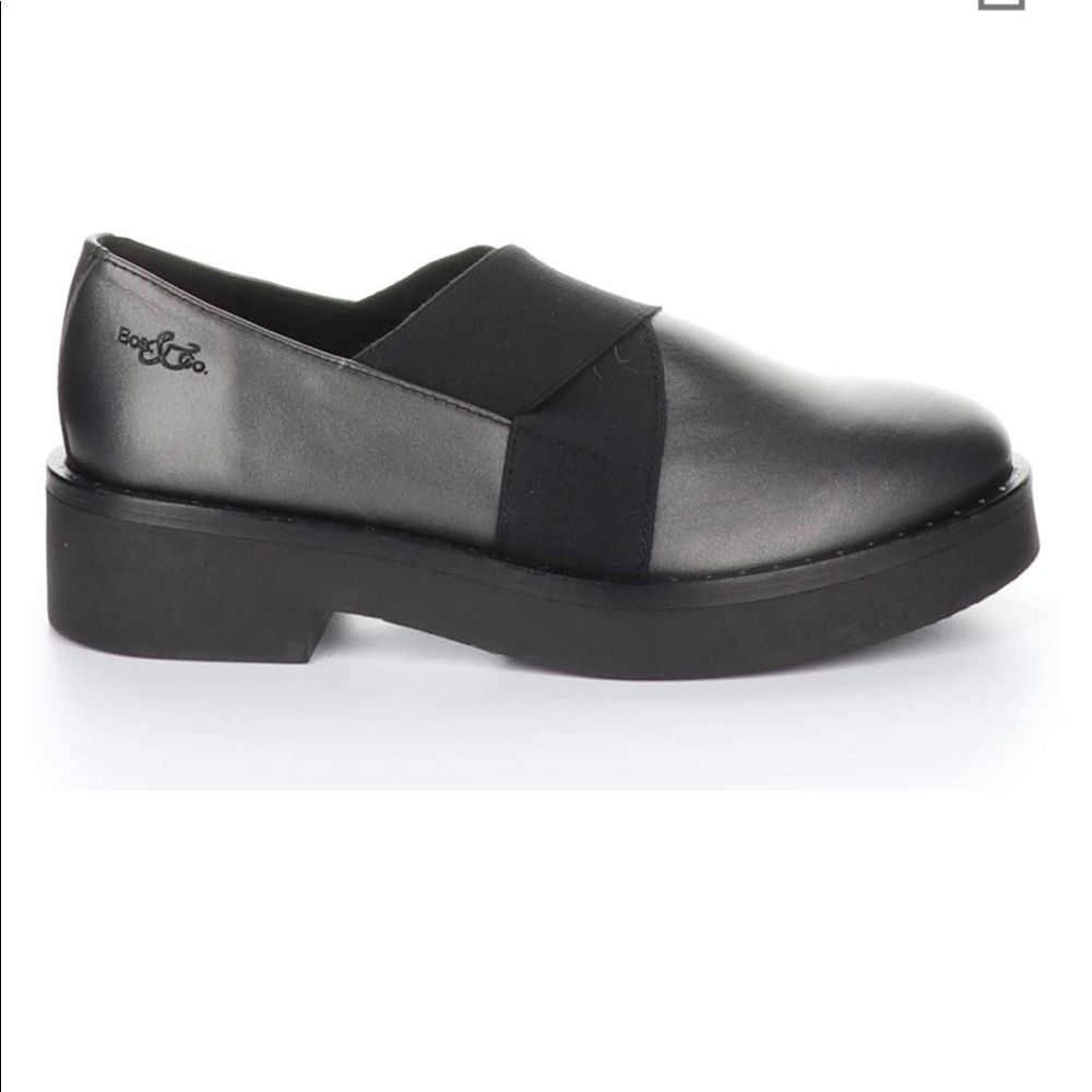 Bos & Co ‘Fancy’ waterproof  platform loafer, NWT